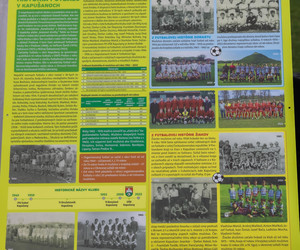 95. výročie futbalu v obci Kapušany, 23. júl 2022