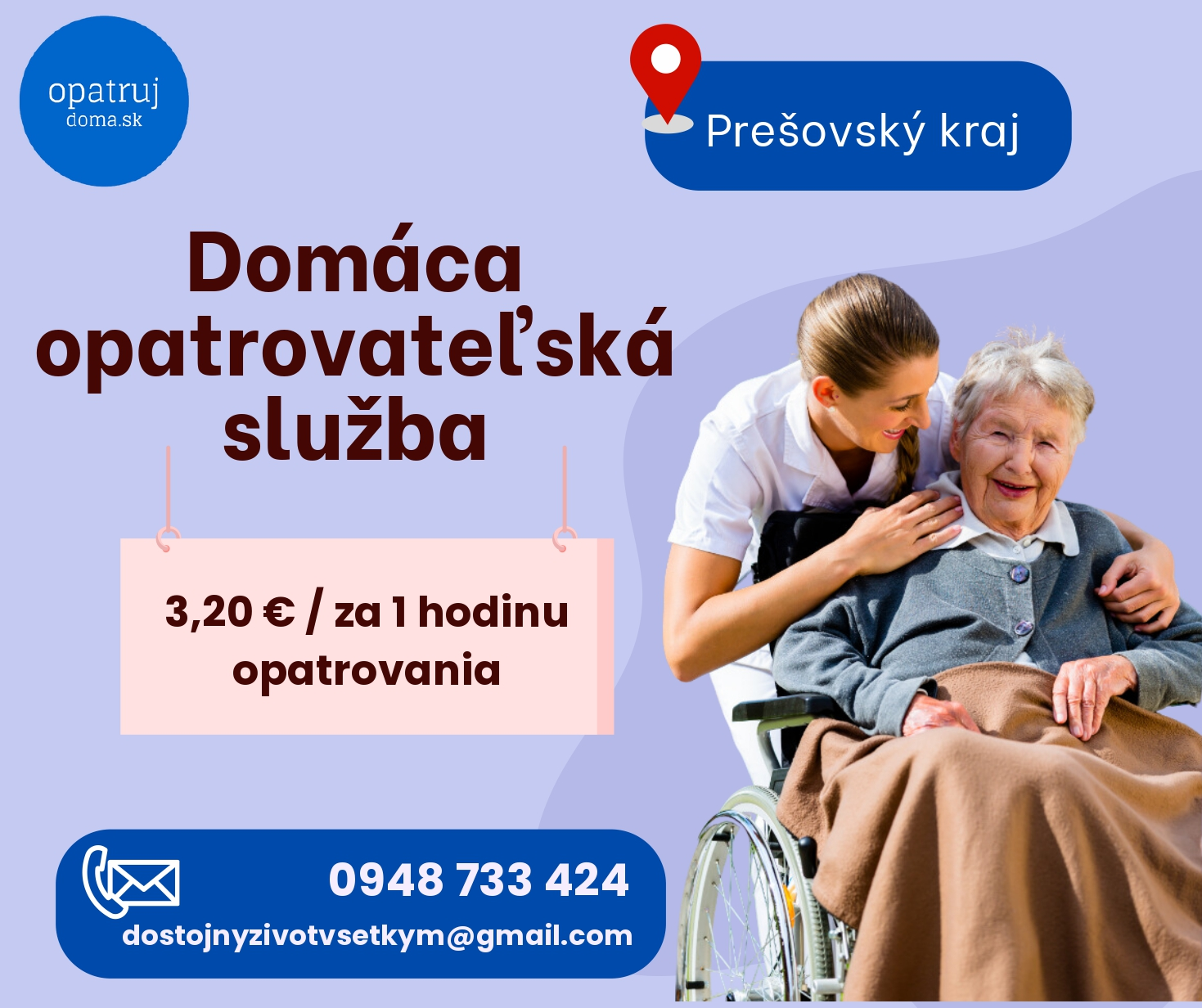 Fotka - Domáca opatrovateľská služba