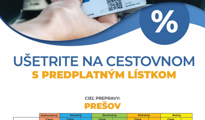 Fotka -  Ušetrite na cestovnom s predplatným lístkom