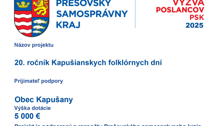 Fotka - Výzva poslancov PSK - KFD 2025