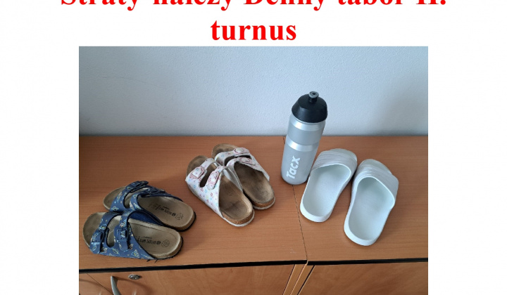 Fotka - straty-nálezy Denný tábor II. turnus