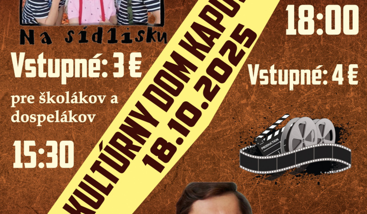 Fotka - Pozvánka premietanie filmu Duchoň  a detské predstavenie Traja vlci a prasiatko