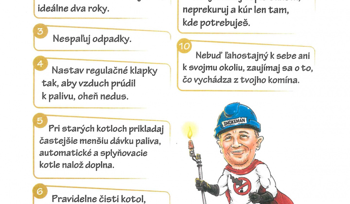 Fotka - Vykurovacia sezóna info leták