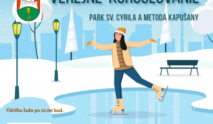 Fotka - Verejné korčuľovanie v Parku sv. Cyrila a Metoda