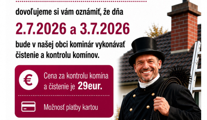 Fotka - Ponuka KOMTECH čistenie a kontrola komínov